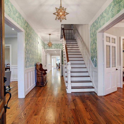 Modern Moravian Star Pendant Light Boho Gold Hanging Light 16 Inch