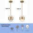 Modern Adjustable Pendant Light Fixtures Over Kitchen Island Lighting Ceiling Hanging Metal Industrial Mini Cylinder Pendant Lighting Frosted Glass Shade