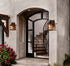 Wall Sconces for Outdoor use Weather-Resistant Seeded Glass Shade Modern Design Rust-Proof