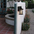 Wall Sconces for Outdoor use Weather-Resistant Seeded Glass Shade Modern Design Rust-Proof
