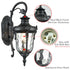 Waterproof Outdoor Light Fixtures Wall Mount Black Wall Sconce