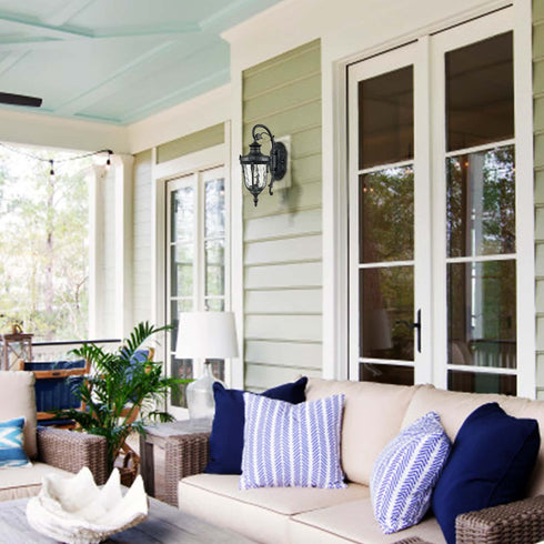 Waterproof Outdoor Light Fixtures Wall Mount Black Wall Sconce