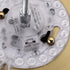 Drum Chandelier Ceiling Light Fixture Brushed Nickle Dimmable LED Light