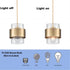 Modern Pendant Light Fixtures Over Kitchen Island Lighting Ceiling Hanging Farmhouse Metal Industrial Mini Cylinder Pendant Lighting Clear Glass Shade