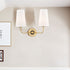 Modern Gold Wall Sconces Double Wall Lamps Living Room
