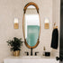 Gold Bathroom Vanity Lighting plug in Wall Sconce