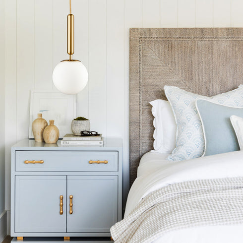 Bari Modern Brass Globe Pendant Light 1-Light