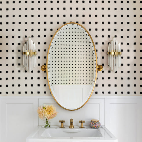 Modern Gold Brass Glass Crystal Wall Sconce, Set of 2