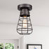 Retro Industrial Ceiling Light Fixtures Loft Barn Cage