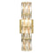 4-Light Crystal Wall Sconce Modern Gold Bathroom Light Fixtures