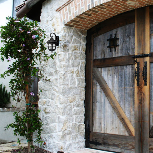 Vintage Outdoor Wall Lights Exterior Coach Light, Black