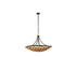 Ventura 8-Light Pendant in Matte Black and Gold
