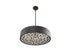 Azores 6-Light Pendant in Black Cashmere