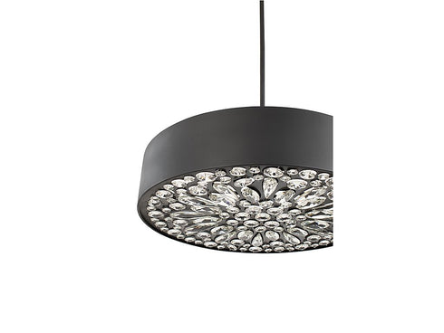 Azores 6-Light Pendant in Black Cashmere