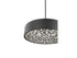 Azores 6-Light Pendant in Black Cashmere