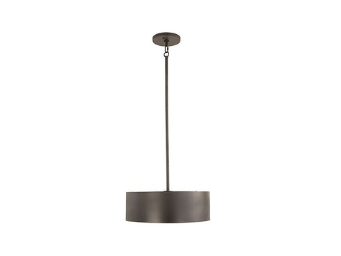 Azores 4-Light Convertible Semi-Flush or Pendant in Black Cashmere