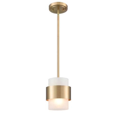 Modern Adjustable Pendant Light Fixtures Over Kitchen Island Lighting Ceiling Hanging Metal Industrial Mini Cylinder Pendant Lighting Frosted Glass Shade