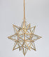 Modern Moravian Star Pendant Light Boho Gold Hanging Light 16 Inch