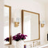 Gold Bathroom Vanity Lighting plug in Wall Sconce