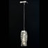 Modern Small Crystal Pendant Light Chrome, LED 8W, 4000K