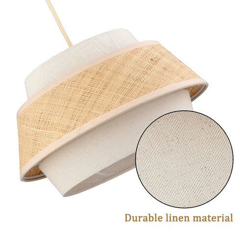 Gold Pendant Light Boho Hanging Light for Bedroom Living room