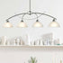 Modern 4-Light Kitchen Pendant Lighting, Brushed Nickel