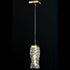 Modern Mini Crystal Pendant Light Gold LED 8-Watt, 4000K