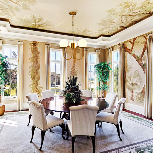 Glass Globe Chandelier Mid Century Pendant Ceiling Lights Milky White Ball Lampshade Wrought Iron for Living Dining Room Bedroom 3 Lights