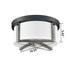 Industrial Flush Mount Ceiling Light White Dimmable LED Ceiling Light