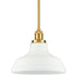 Modern Gold Pendant Light Fixture Kitchen Island with Dome Opal Glass